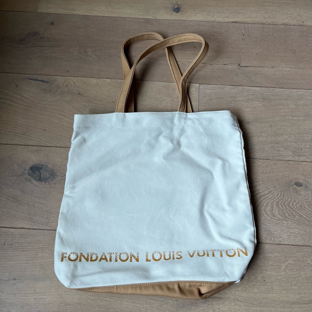 Louis Vuitton Foundation Canvas Tote Bag - Brand New Condition